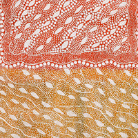 Aboriginal Artwork by Delvene Napangardi Langdon, Wanakiji Jukurrpa (Bush Tomato Dreaming), 61x30cm