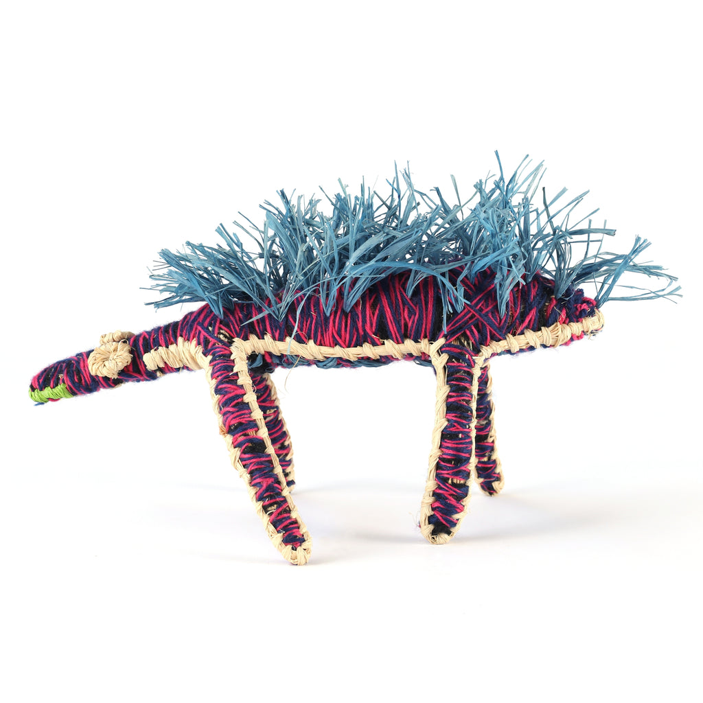 Aboriginal Artwork by Denise Jackson - Echidna Tjanpi Sculpture