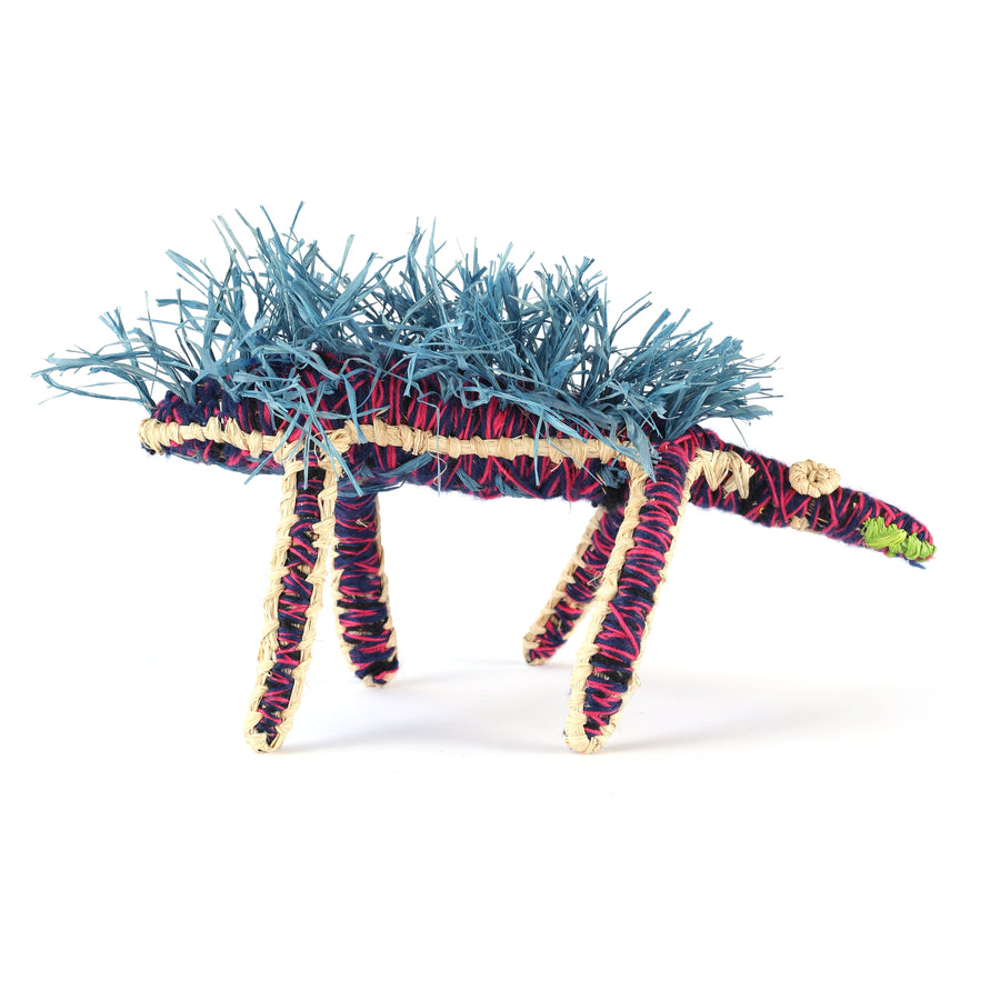 Aboriginal Artwork by Denise Jackson - Echidna Tjanpi Sculpture