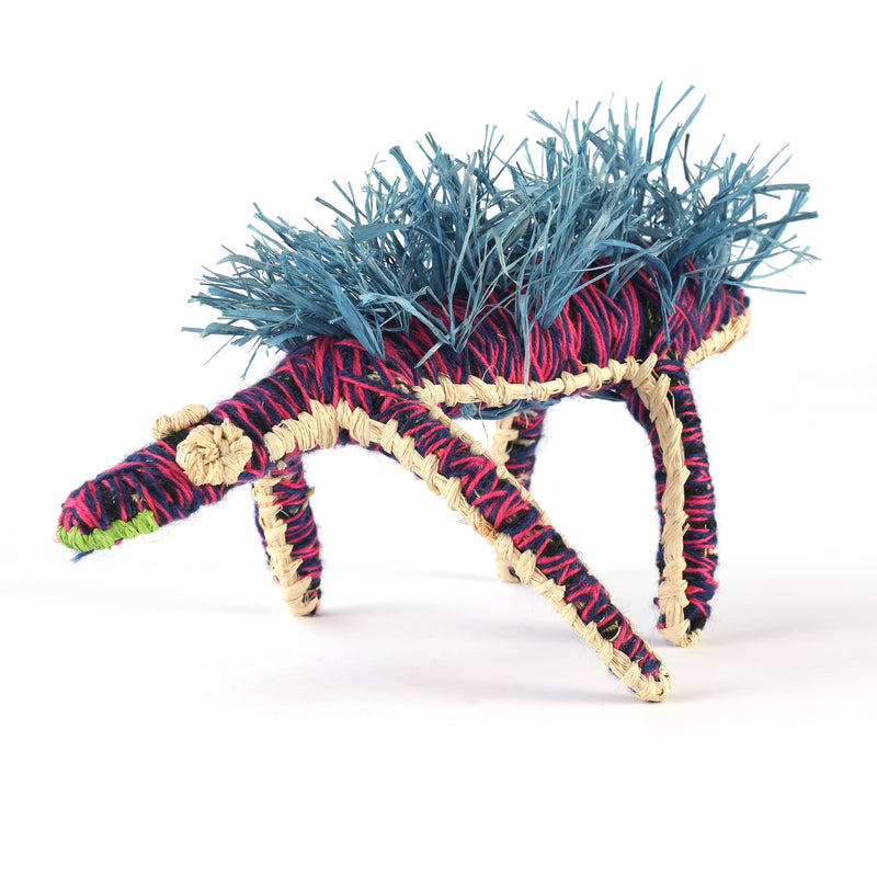 Aboriginal Artwork by Denise Jackson - Echidna Tjanpi Sculpture