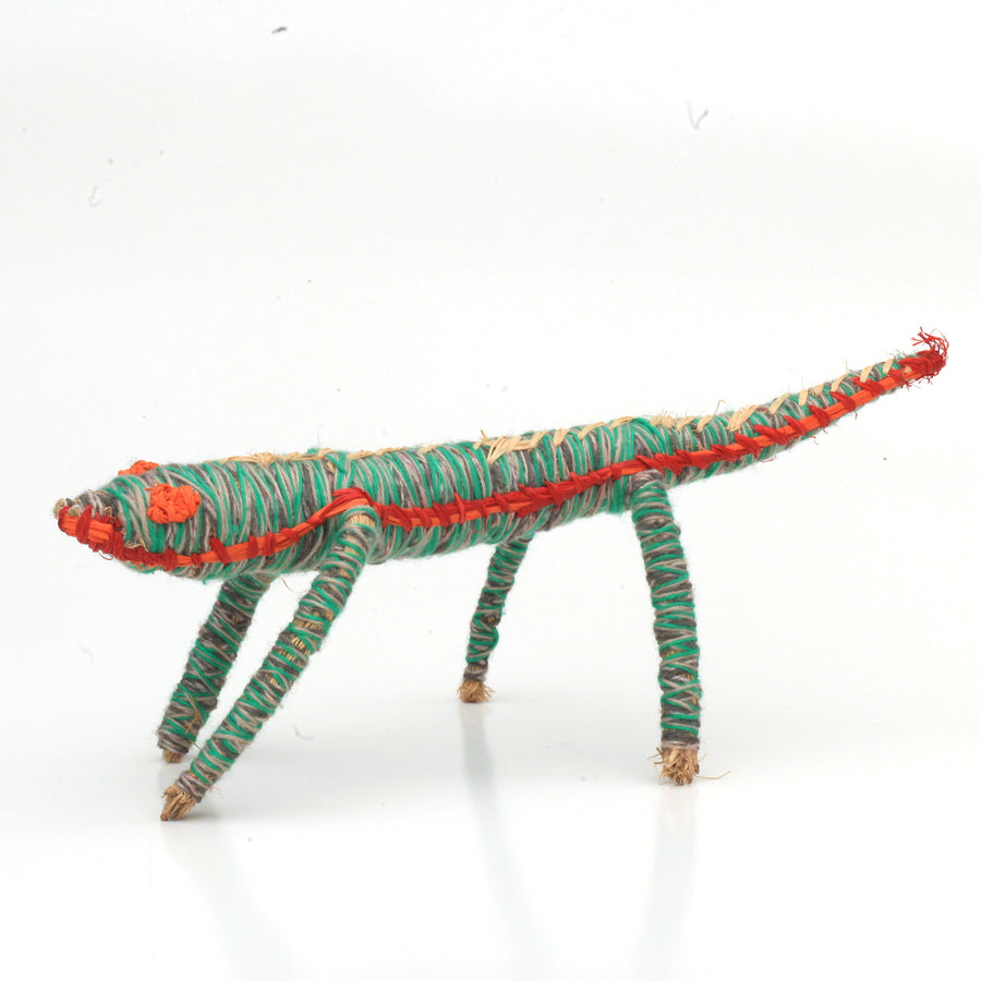 Aboriginal Artwork by Denise Jackson - Goanna Tjanpi Sculpture