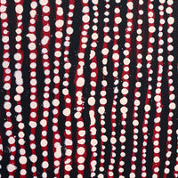 Aboriginal Artwork by Desmond Japangardi Williams, Ngapa Jukurrpa (Water Dreaming) - Pirlinyarnu, 30x30cm