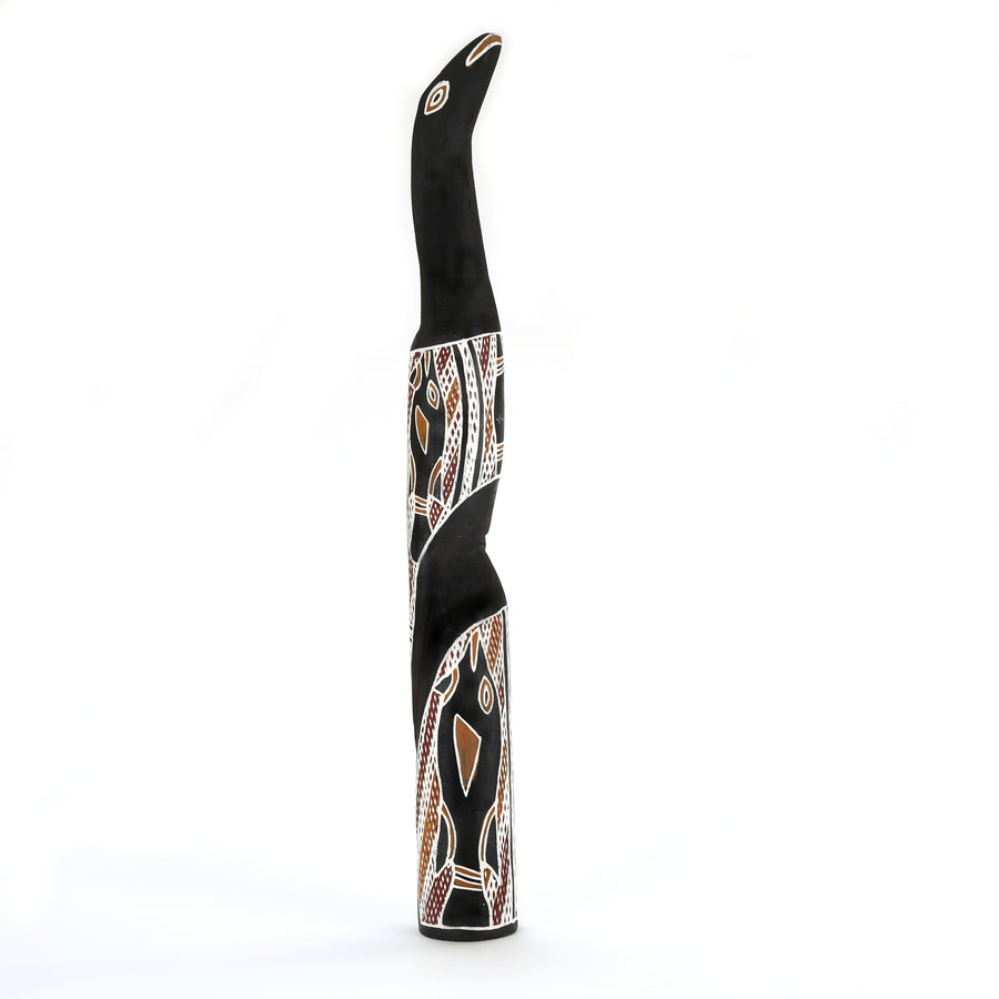 Aboriginal Artwork by Dhambiŋ Yunupiŋu, Wayin (Bird) Sculpture