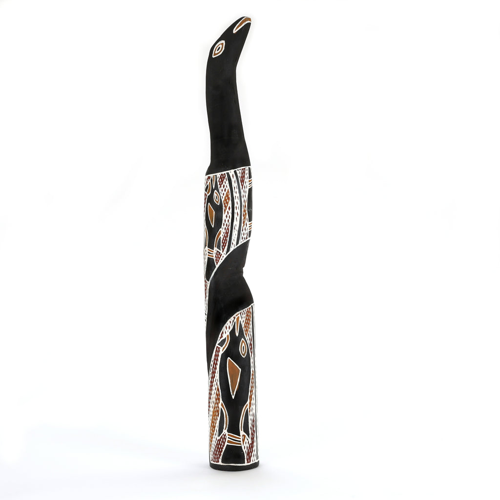Aboriginal Art by Dhambiŋ Yunupiŋu, Wayin (Bird) Sculpture - ART ARK®