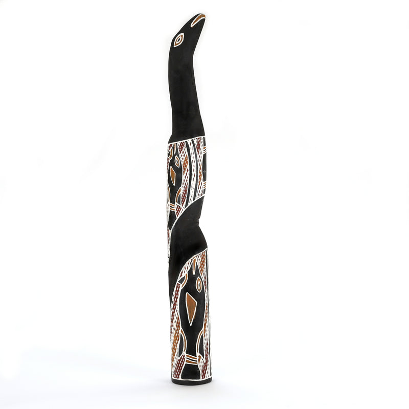 Aboriginal Artwork by Dhambiŋ Yunupiŋu, Wayin (Bird) Sculpture