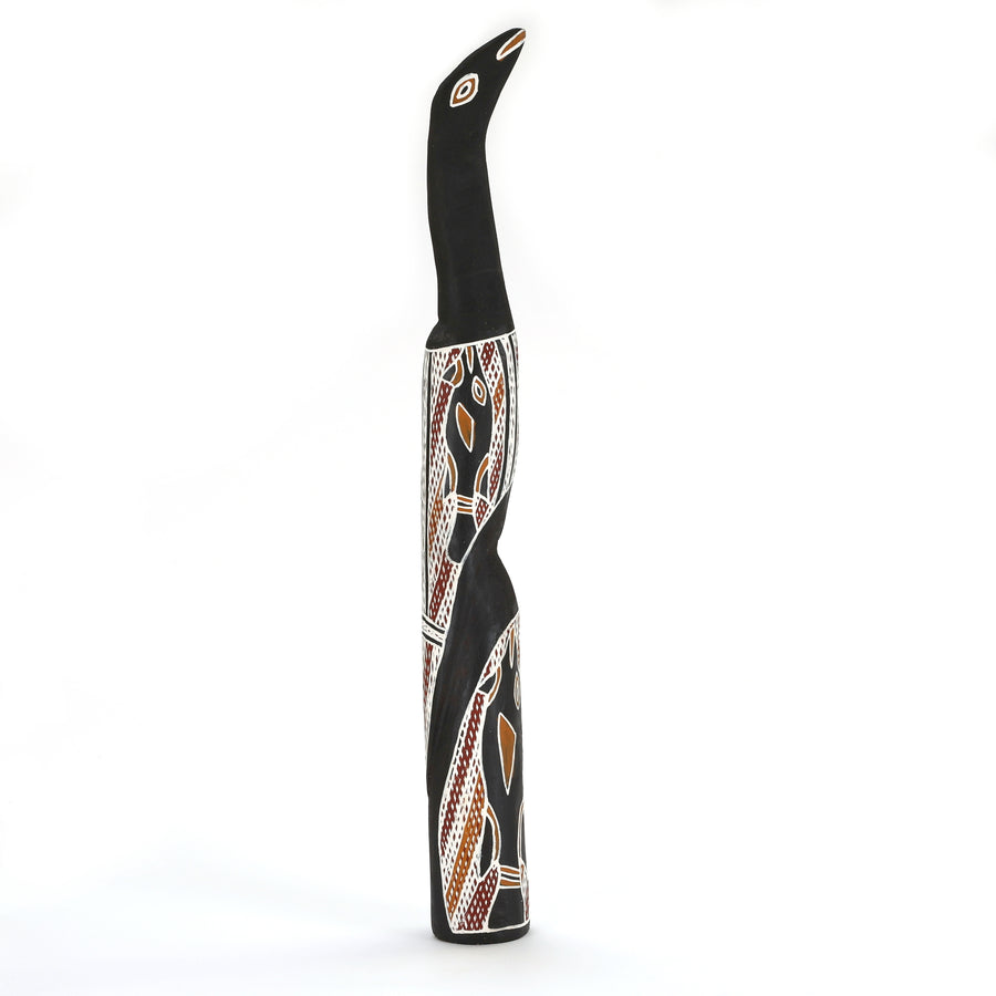 Aboriginal Artwork by Dhambiŋ Yunupiŋu, Wayin (Bird) Sculpture