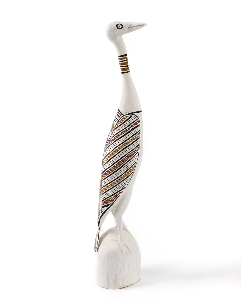 Aboriginal Art by Dhuŋgala Munuŋgurr, Wayin (Bird) Sculpture - ART ARK®