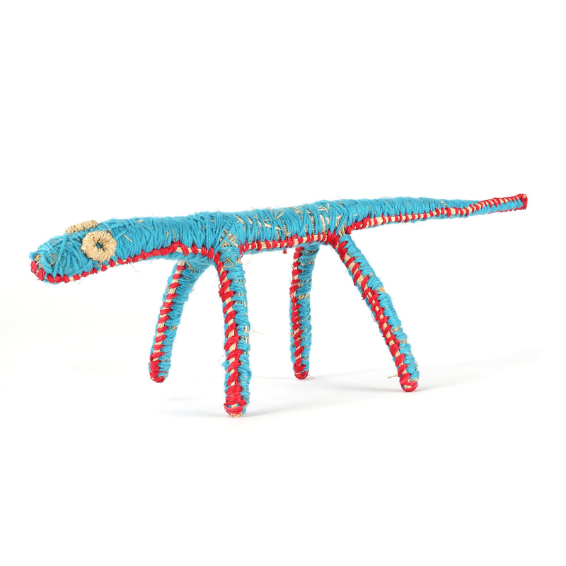 Aboriginal Artwork by Dianne Golding - Tinka (Goanna) Tjanpi Sculpture