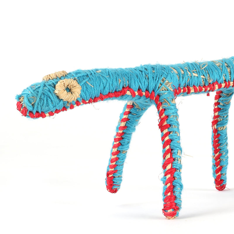 Aboriginal Artwork by Dianne Golding - Tinka (Goanna) Tjanpi Sculpture