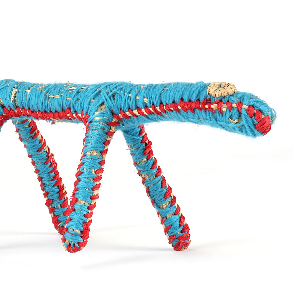 Aboriginal Artwork by Dianne Golding - Tinka (Goanna) Tjanpi Sculpture