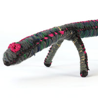 Aboriginal Artwork by Dianne Golding - Tinka (Goanna) Tjanpi Sculpture