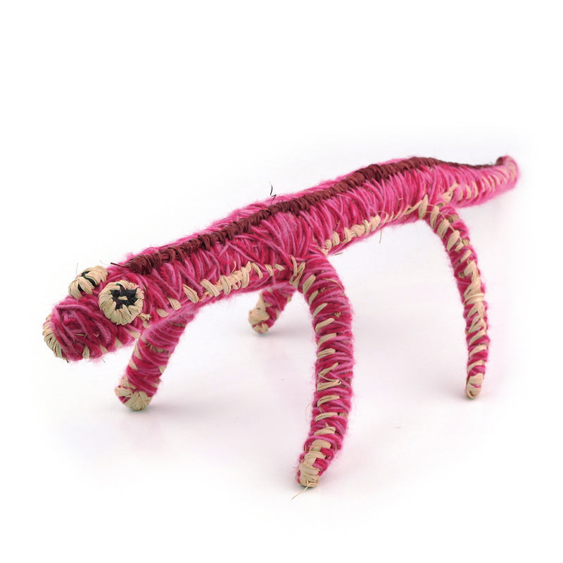 Aboriginal Artwork by Dianne Golding - Tinka (Goanna) Tjanpi Sculpture