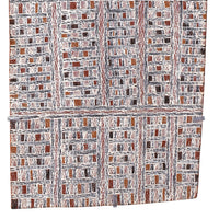 Aboriginal Artwork by Ḏirrpu Marawili Noŋgirrŋa, Djapu, 56x27cm Bark