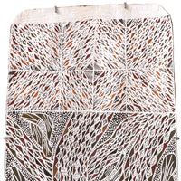 Aboriginal Artwork by Napurrawuy #2 Wunuŋmurra Djapana, Buyku, 129x28cm Bark