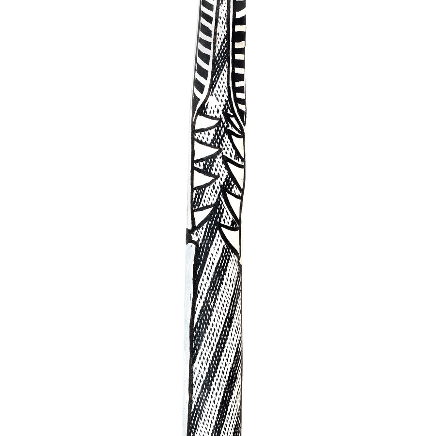 Aboriginal Artwork by Djarrayaŋ Wunuŋmurra, Mokuy Sculpture, 123cm