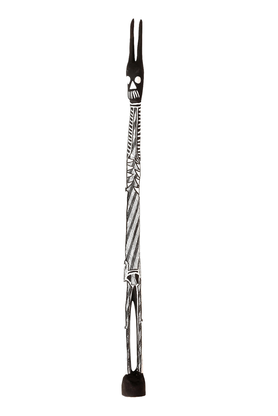 Aboriginal Artwork by Djarrayaŋ Wunuŋmurra, Mokuy Sculpture, 123cm