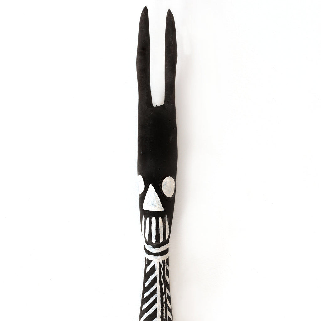 Aboriginal Artwork by Djarrayaŋ Wunuŋmurra, Mokuy Sculpture, 121cm