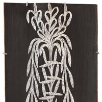 Aboriginal Artwork by Djirrirra Wunuŋmurra Yukuwa, Yukuwa, 81x35cm Bark
