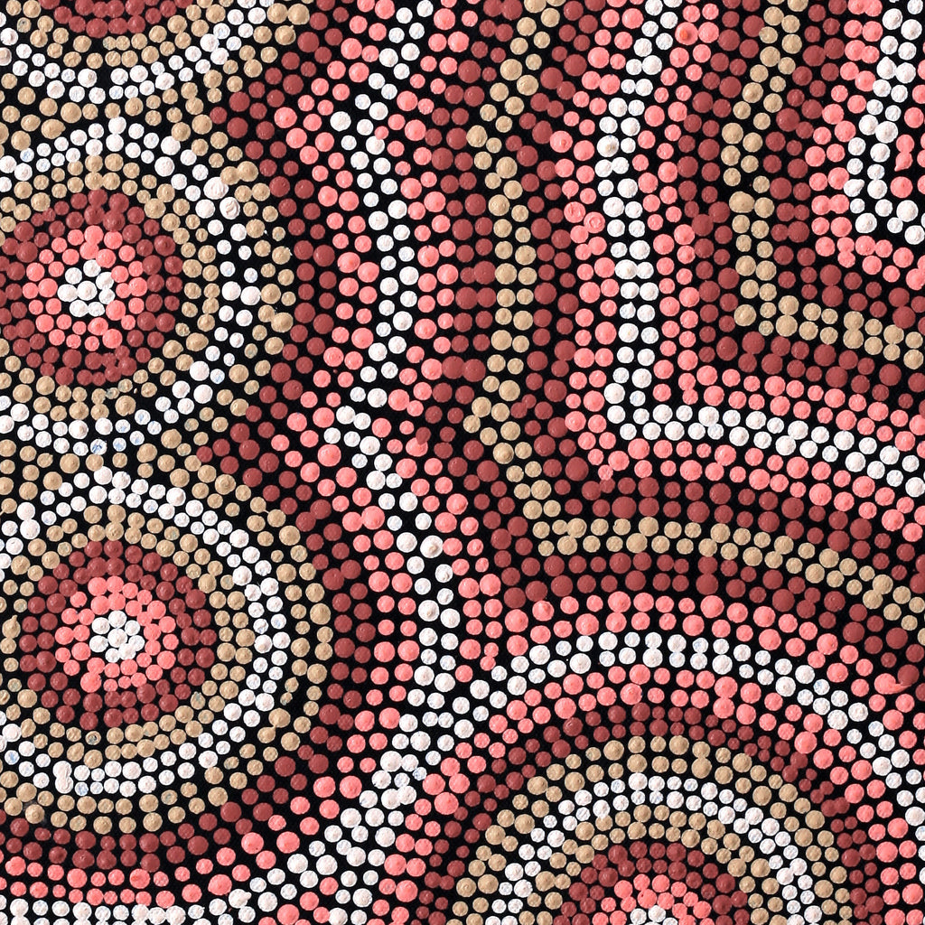 Aboriginal Artwork by Donna Napurrurla Wilson, Lukarrara Jukurrpa, 61x46cm - ART ARK®