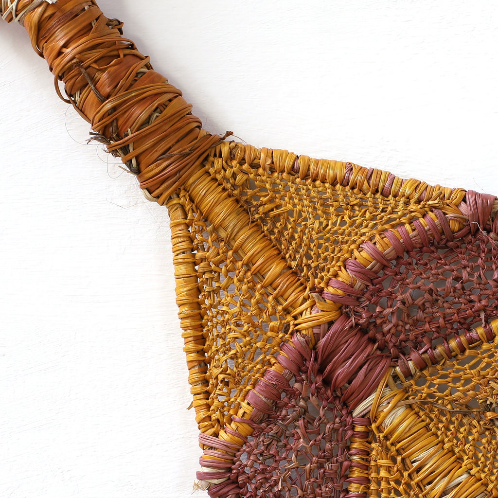 Aboriginal Artwork by Dorothy Bunibuni, Yawkyawk - fish-women spirit, 66x16cm