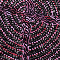 Aboriginal Artwork by Drusilla Nangala Spencer, Watiya-warnu Jukurrpa (Seed Dreaming), 91x30cm