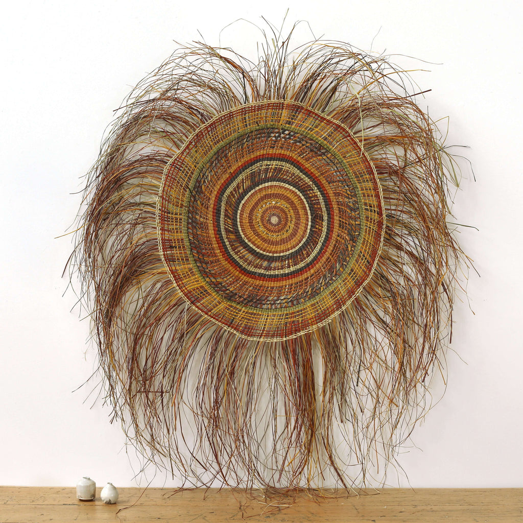 Aboriginal Artwork by Elizabeth Birritjama Ngalandjarri - Woven Mat - ART ARK®