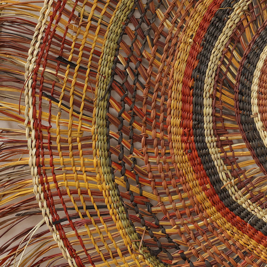Aboriginal Artwork by Elizabeth Birritjama Ngalandjarri - Woven Mat