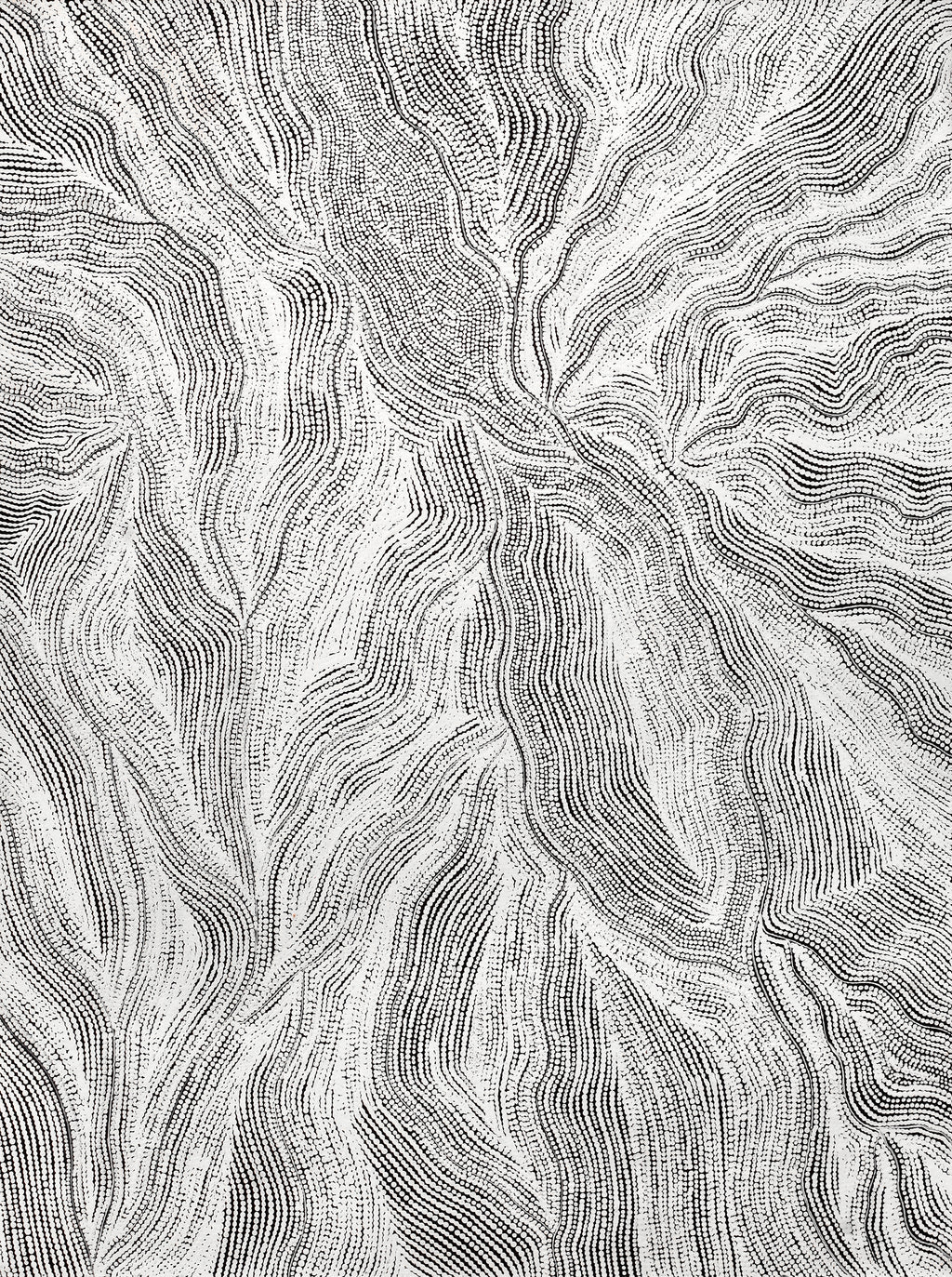 Aboriginal Artwork by Elsie Napanangka Granites, Mina Mina Jukurrpa, 122x91cm