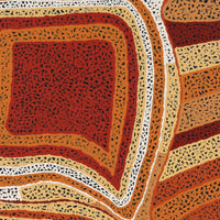Aboriginal Artwork by Emily Buddy, Malara, 91x91cm