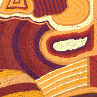 Aboriginal Artwork by Emily Buddy, Malara, 100x50cm