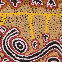 Aboriginal Artwork by Emma Nangari Roepke, Wardapi Jukurrpa (Goanna Dreaming) - Yarripurlangu, 30x30cm