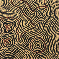 Aboriginal Artwork by Emma Nangari Roepke, Lappi Lappi Jukurrpa (Dreaming), 30x30cm