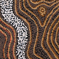 Aboriginal Artwork by Emma Nangari Roepke, Lappi Lappi Jukurrpa (Dreaming), 30x30cm
