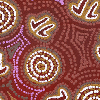 Aboriginal Artwork by Emma Nangari Roepke, Lappi Lappi Jukurrpa (Dreaming), 30x30cm
