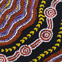 Aboriginal Artwork by Emma Nangari Roepke, Lappi Lappi Jukurrpa (Dreaming), 30x30cm