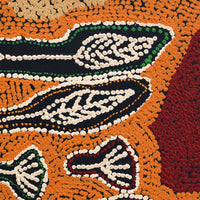 Aboriginal Artwork by Emma Nangari Roepke, Lappi Lappi Jukurrpa (Dreaming), 30x30cm