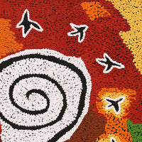 Aboriginal Artwork by Emma Nangari Roepke, 46x46cm