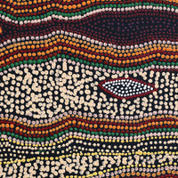 Aboriginal Artwork by Emma Nangari Roepke, Lappi Lappi Jukurrpa (Dreaming), 30x30cm