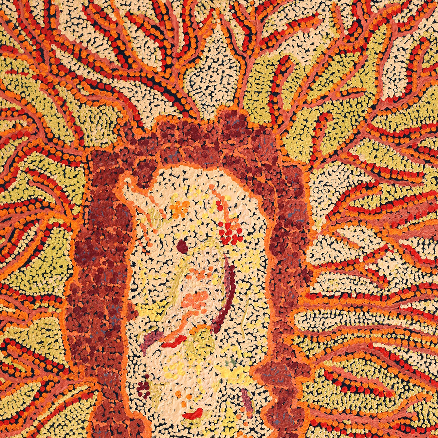 Aboriginal Artwork by Emma Nangari Roepke, 61x46cm