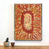 Aboriginal Artwork by Emma Nangari Roepke, 61x46cm