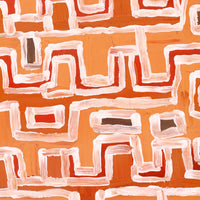 Aboriginal Artwork by Emma Nangari Roepke, 76x46cm