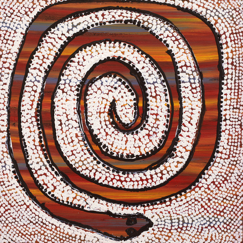 Aboriginal Artwork by Emma Nangari Roepke, 30x30cm