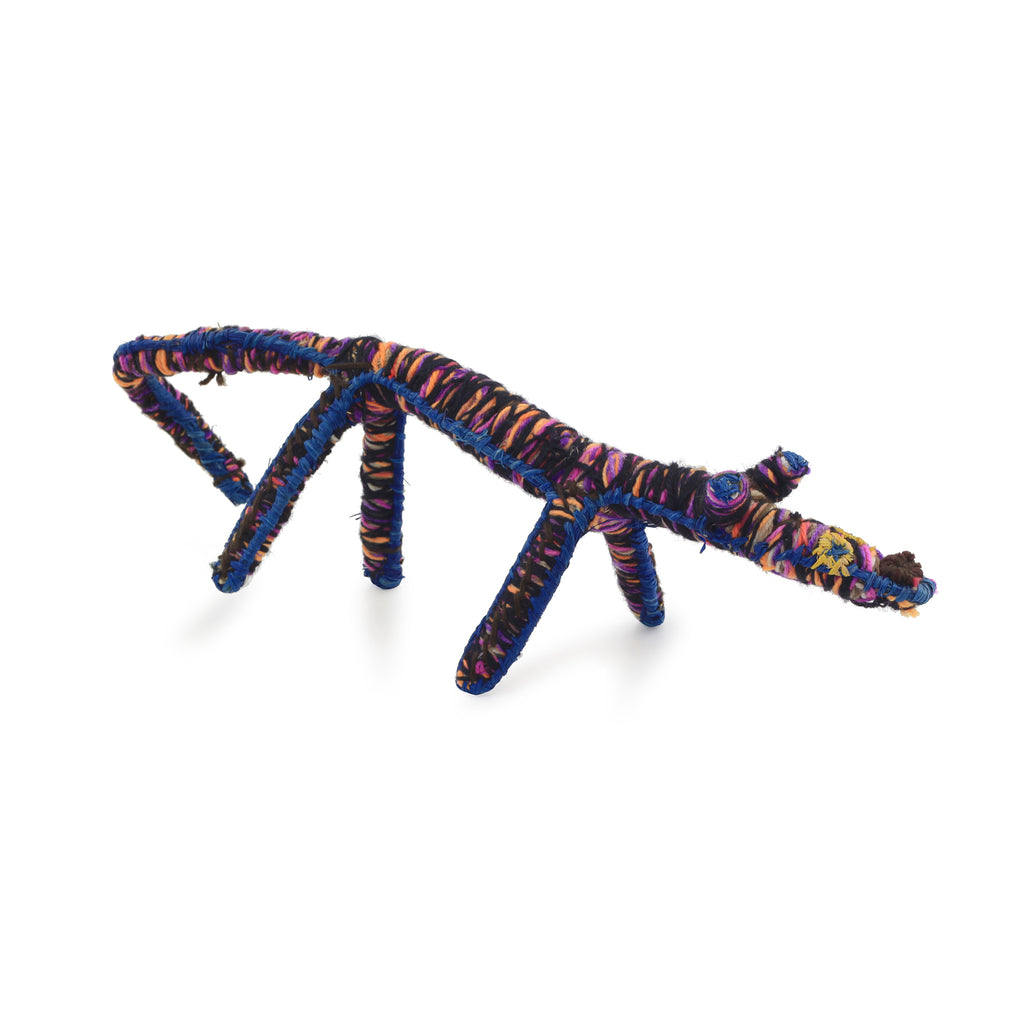 Aboriginal Art by Erica Shorty - Papa (Dog) Tjanpi Sculpture - ART ARK®