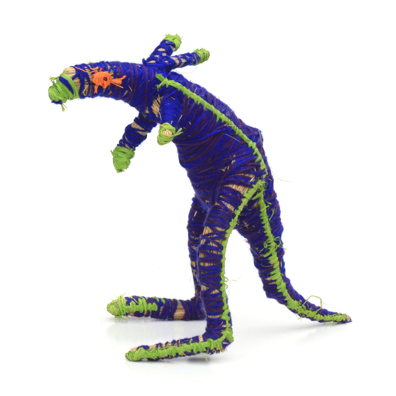 Aboriginal Artwork by Evelyn Curley - Kangaroo Tjanpi Sculpture