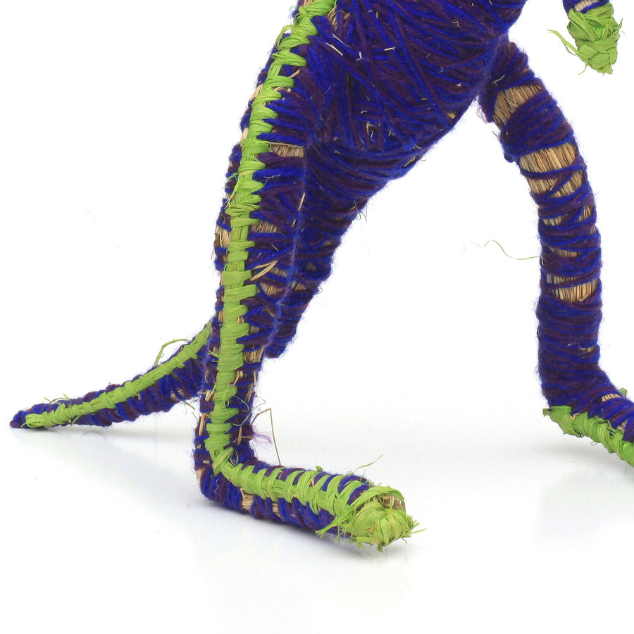 Aboriginal Artwork by Evelyn Curley - Kangaroo Tjanpi Sculpture