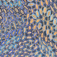 Aboriginal Artwork by Faye Nangala Hudson, Warlukurlangu Jukurrpa (Fire country Dreaming), 183x107cm