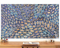 Aboriginal Artwork by Faye Nangala Hudson, Warlukurlangu Jukurrpa (Fire country Dreaming), 183x107cm
