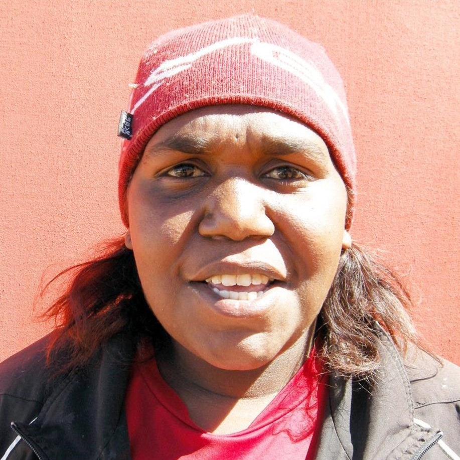 Aboriginal Artwork by Faye Nangala Hudson, Warlukurlangu Jukurrpa (Fire country Dreaming), 76x61cm