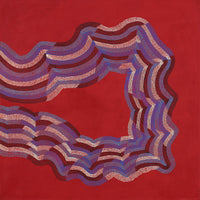 Aboriginal Artwork by Flora Nakamarra Brown, Mina Mina Jukurrpa - Ngalyipi, 107x107cm