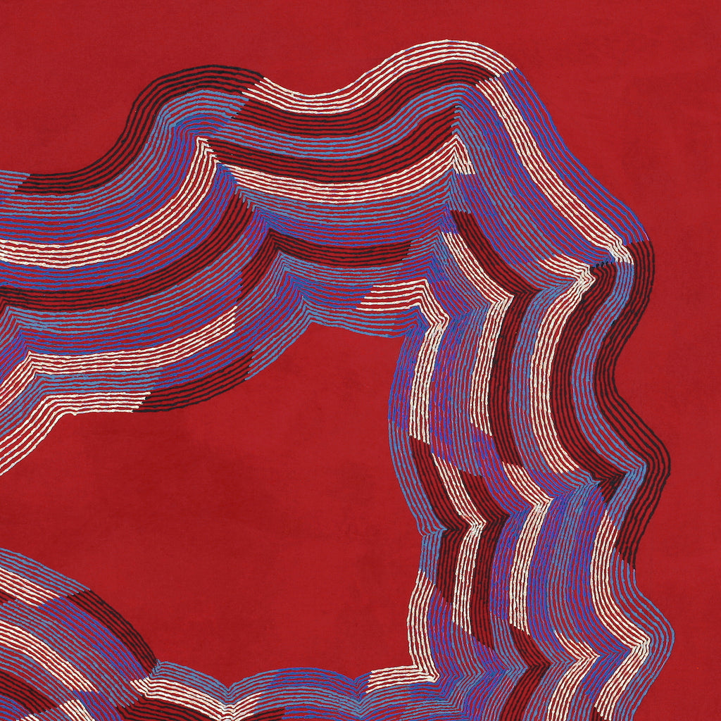 Aboriginal Artwork by Flora Nakamarra Brown, Mina Mina Jukurrpa - Ngalyipi, 107x107cm